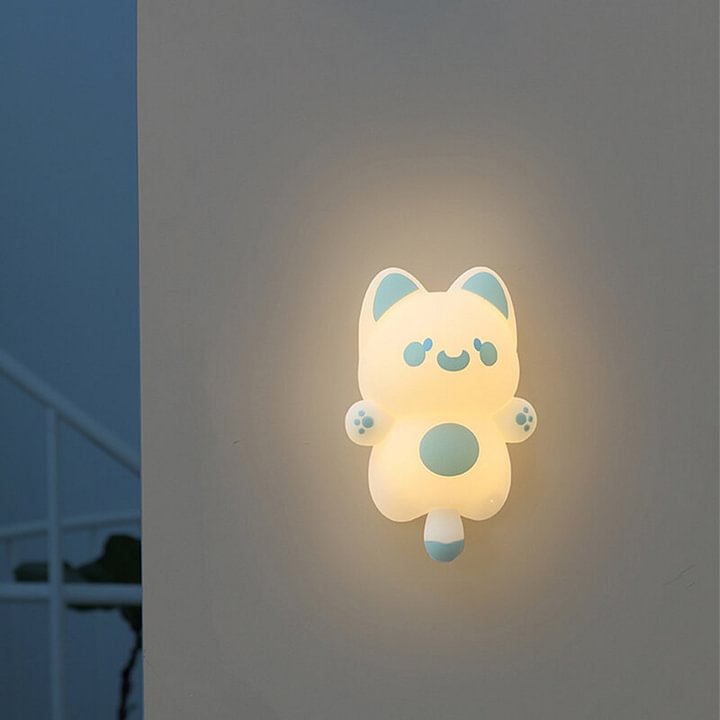 Quietsilicone Doodle Cat Lampe de Nuit LED - Cadeau Parfait pour Enfants et Filles