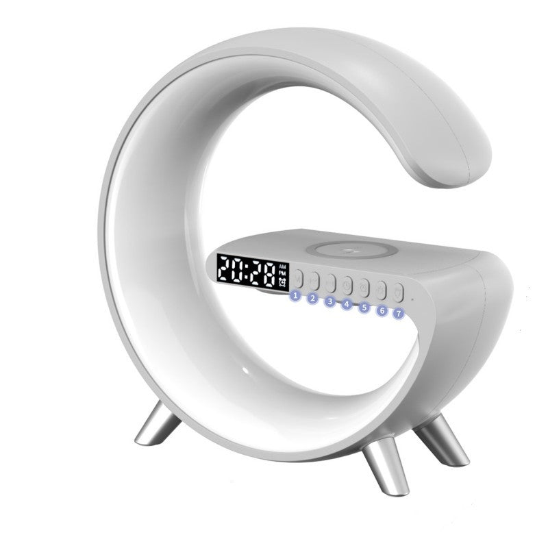 Lumière Intelligente - Lampe LED, enceinte Bluetooth et chargeur sans fil