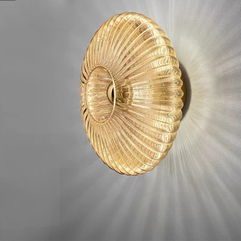 Floroux - Applique murale en verre LED élégante pour une ambiance moderne