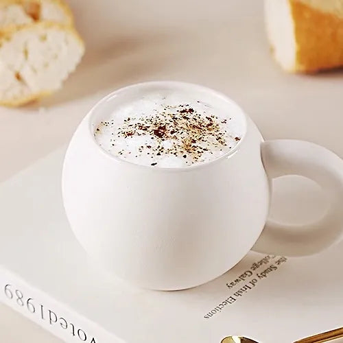 Stella Cup – Luxe Géométrique Tasse en Porcelaine
