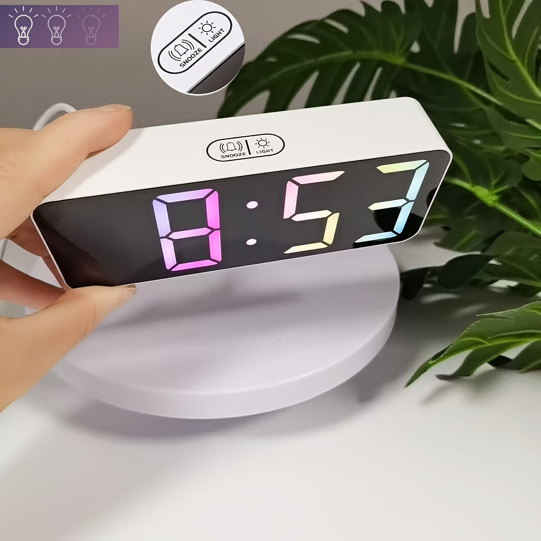 TimeGlow – Réveil LED élégant avec fonction de gradation