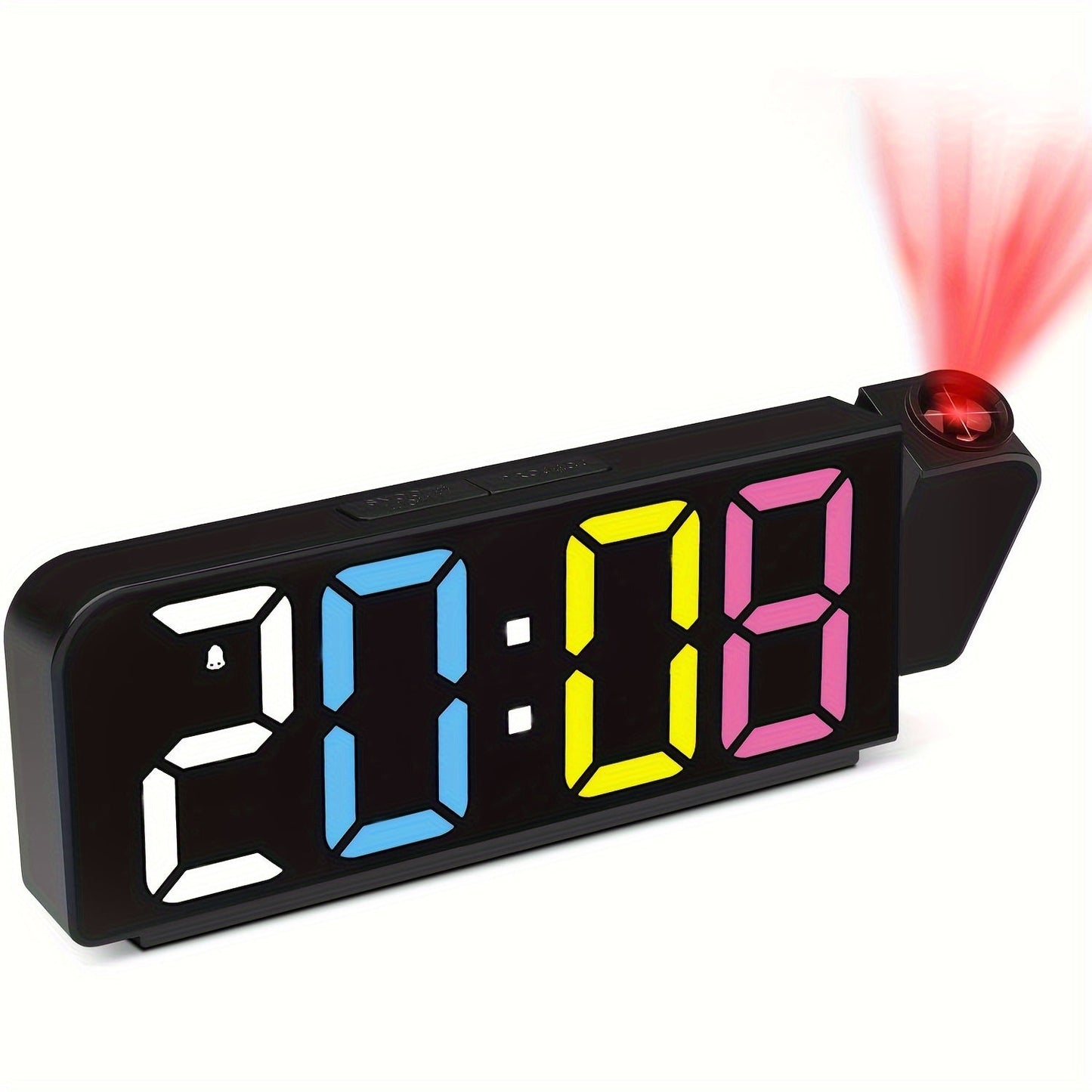 TimeView – Réveil Numérique Moderne avec Projection
