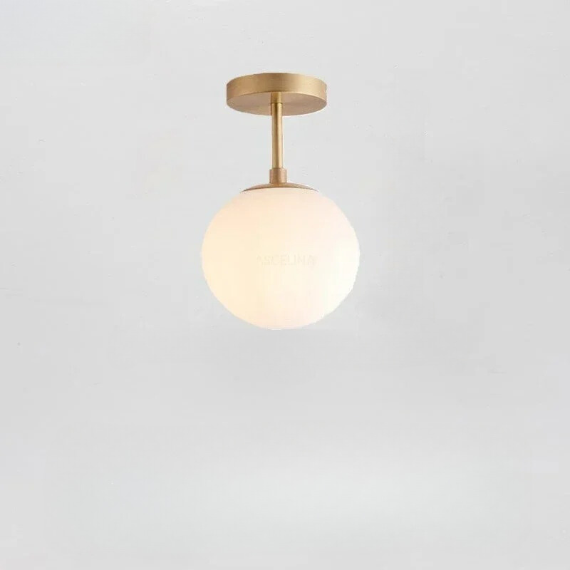 LumièreNordique - Plafonnier LED en Verre Élégant