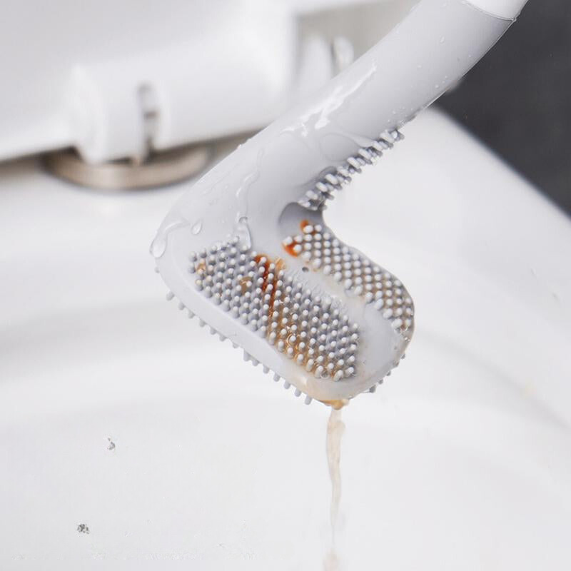 Floroux - Brosse de toilette à long manche