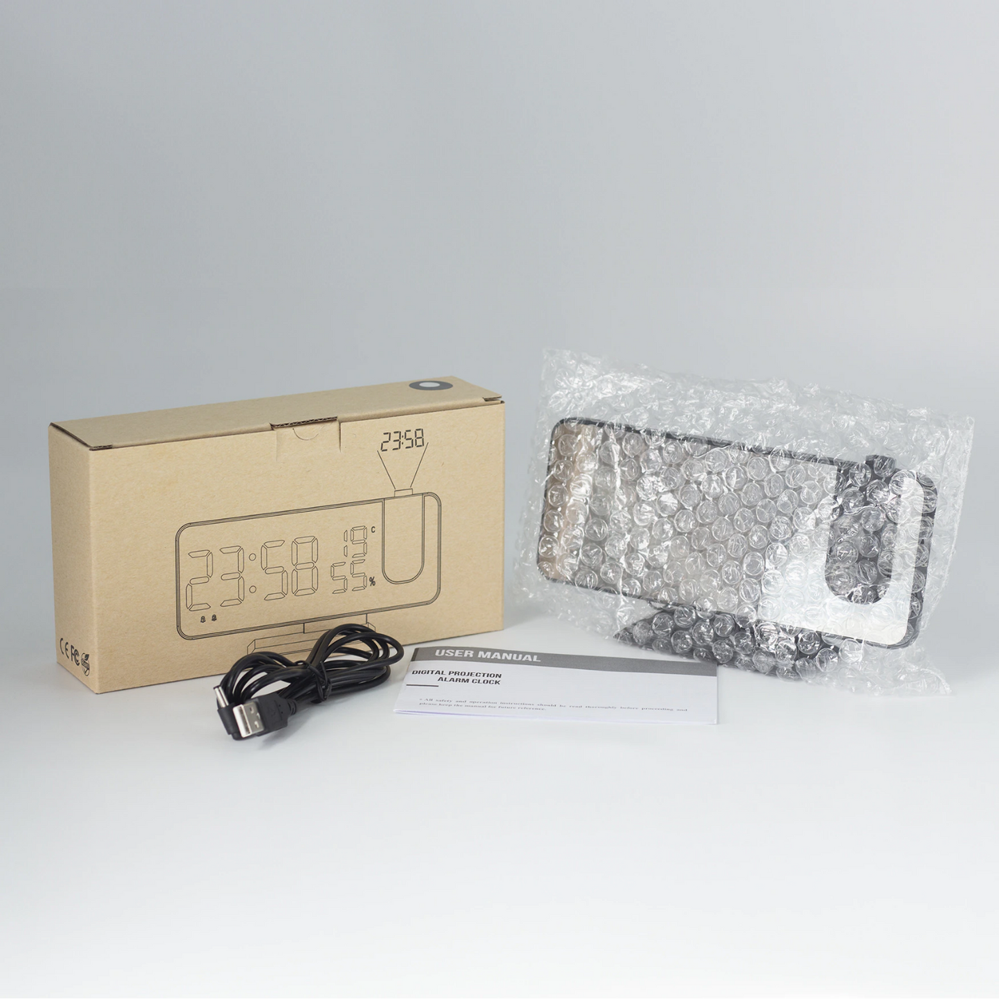 Astronatic - Projecteur d'alarme LED innovant avec USB