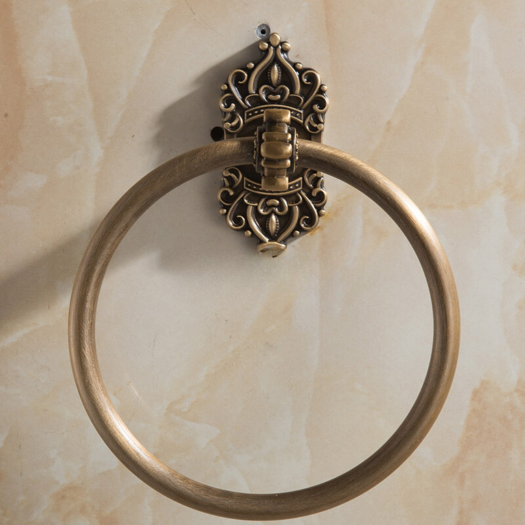 Anneau de Serviette Vintage Chic | Design Solide Élégant