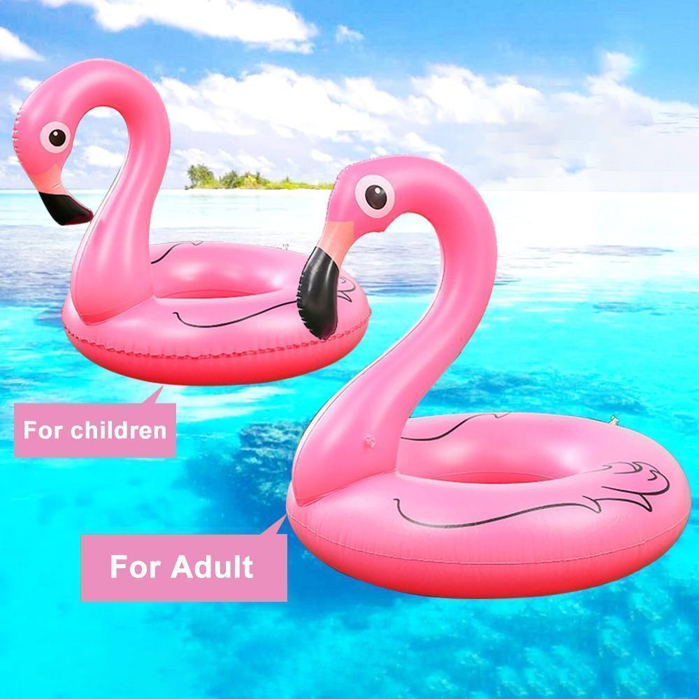 Floroux Flamant Swimming Ring | Inflatable Floater XXL | Summer Pool Toy | Party Decoration