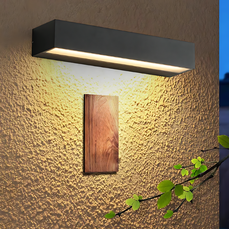 Floroux | Applique murale extérieure LED élégante au design nostalgique