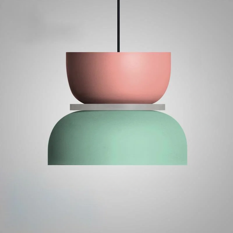 Floroux suspension | Suspension design nordique | Accent de couleur pour maison moderne