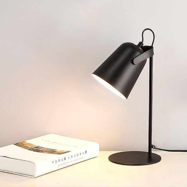 Floroux Nordic Table Lamp in Creative Bucket Design | 1-bulb | Selection of Colored Macarons