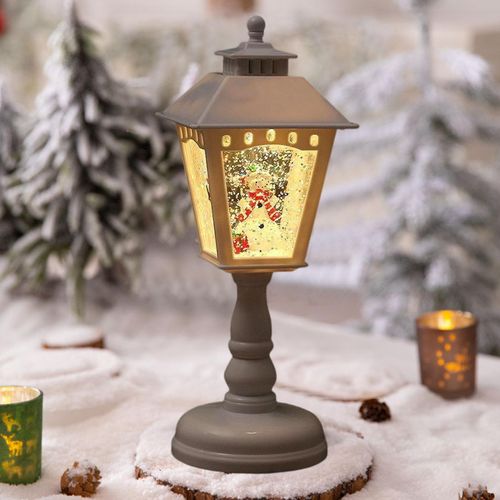 Lampes de table de nuit de Noël illuminées - Décorations Père Noël, Bonhomme de neige et Arbre