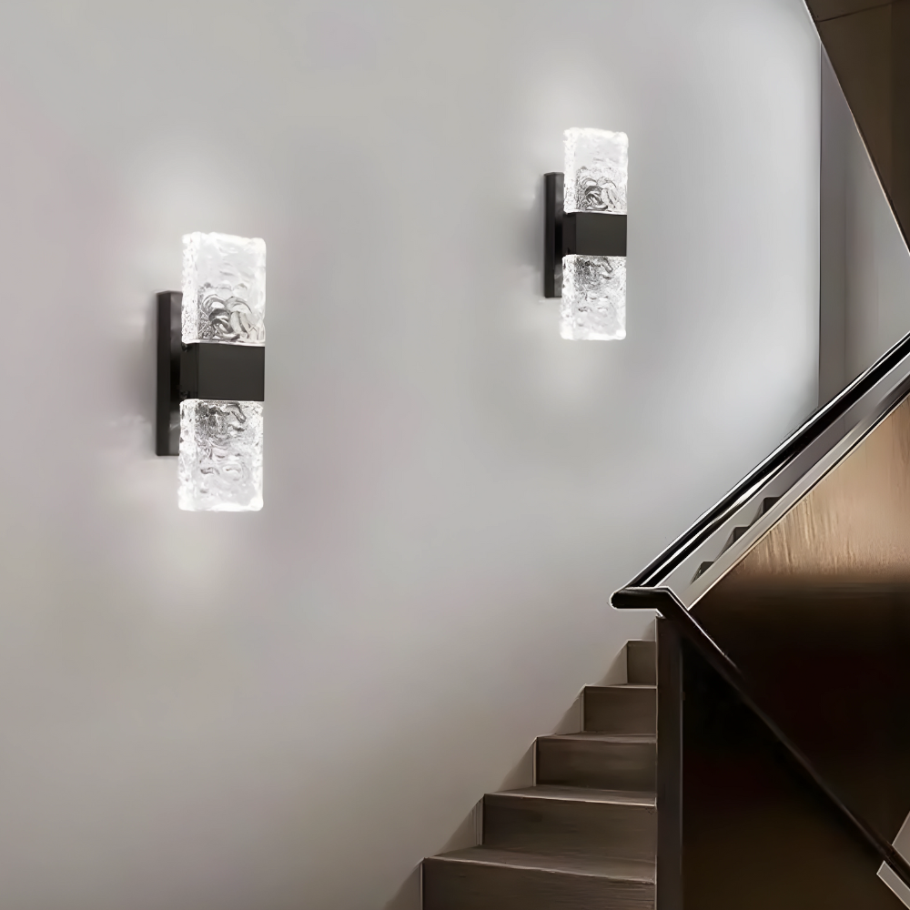 AuraCrystal – Luxe LED Lampe Murale en Cristal