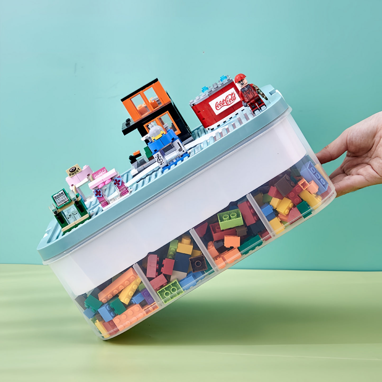 Floroux - Organisateur empilable pour jouets et petites pièces
