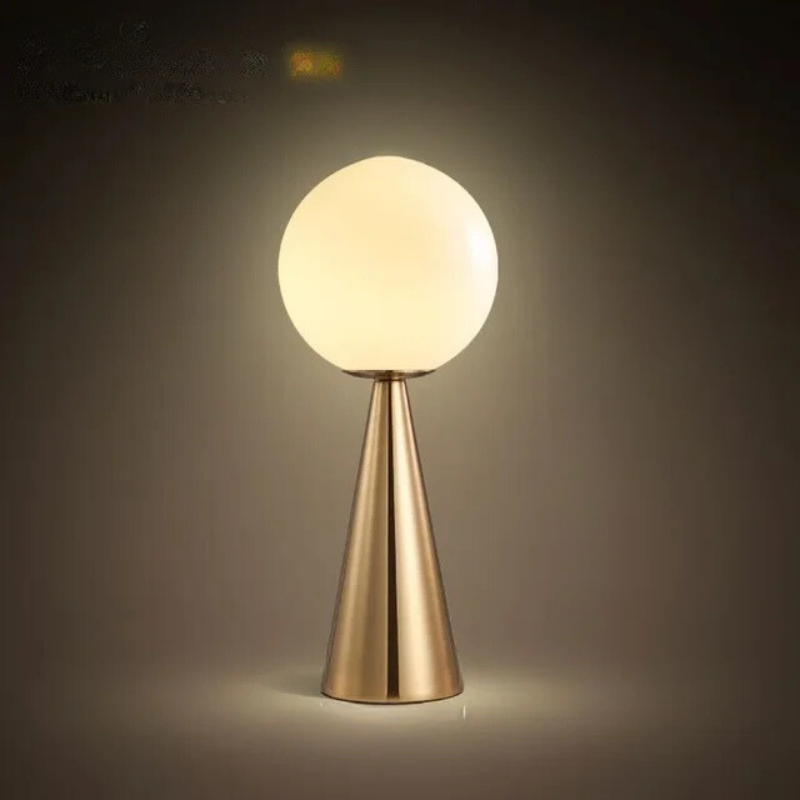 VerreLume – Lampe de Table en Verre Élégante pour Lecture et Décoration