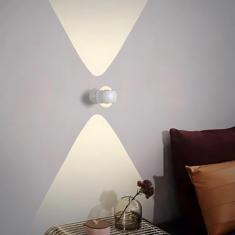 Floroux - Applique murale pivotante polyvalente à 180° pour une décoration moderne