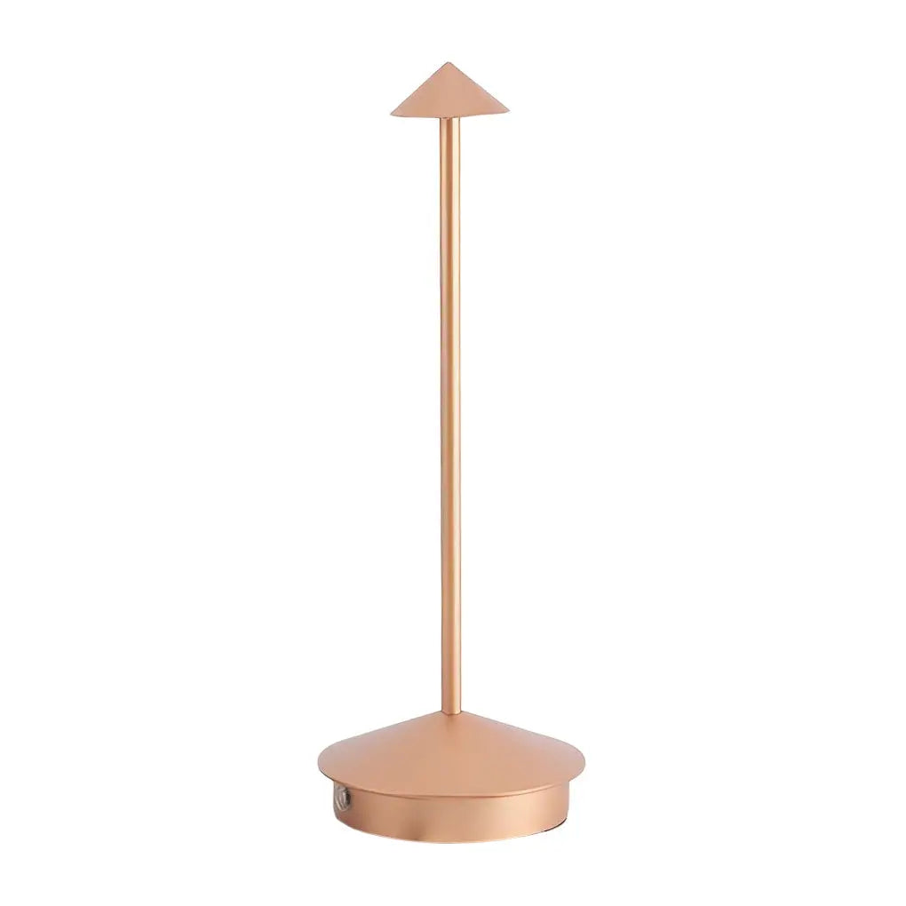 LumiGlow - Lampe de table à toucher USB en forme de champignon triangulaire avec dimmable à 3 niveaux