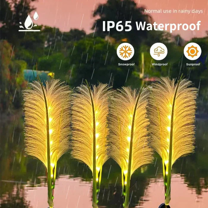 Éclairage de jardin en rotin décoratif - SunReed