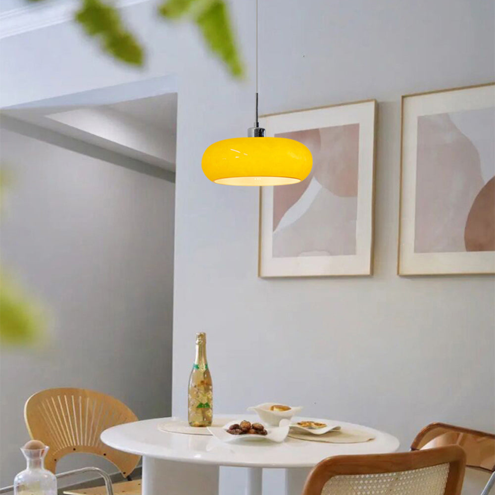 Floroux glass pendant light in loaf shape | Vintage design | Dimmable light | Perfect for kitchen and dining room