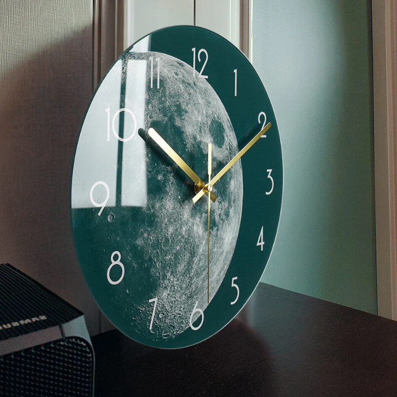 Floroux | Horloge murale stylée pour des espaces de vie créatifs
