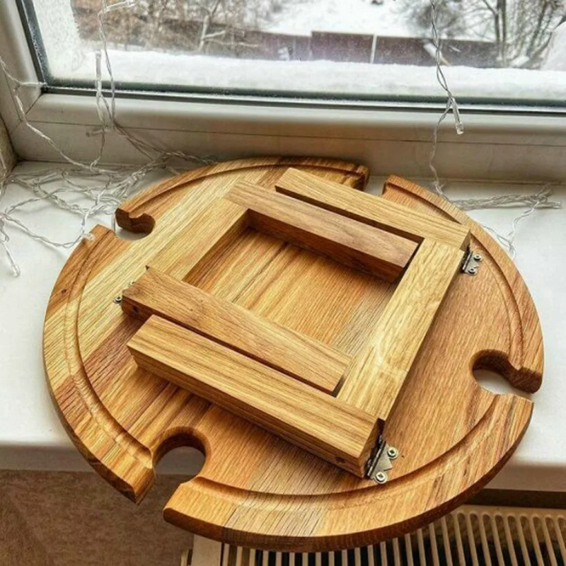 WineNest - Table de pique-nique pliable élégante pour le vin