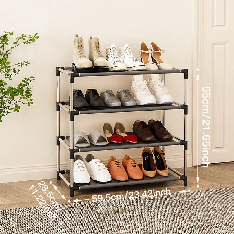 Étagère à chaussures haute : Solution de rangement peu encombrante, stable et durable
