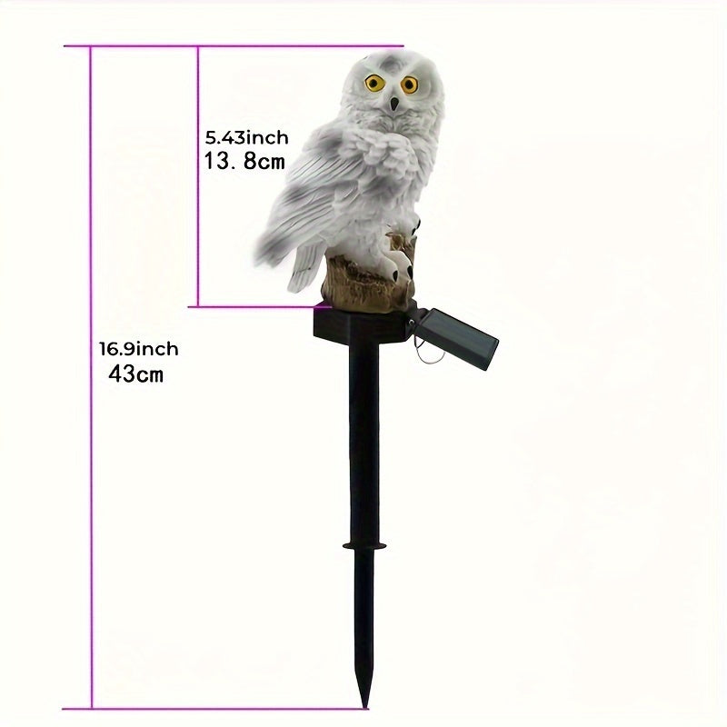 SolarOwl - Lampe de jardin LED moderne avec design unique