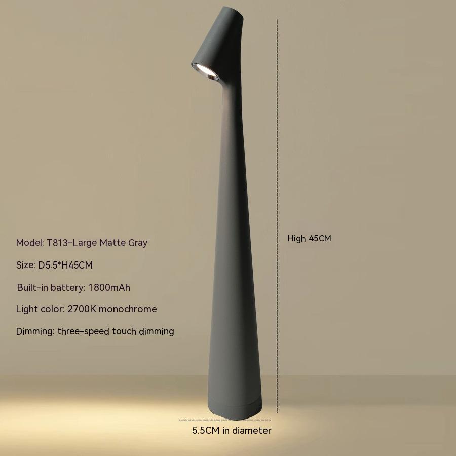 LumiMaître - Lampe de Table LED Rechargeable | Design Moderne et Fonctionnel | Éclairage Ambiant Durable