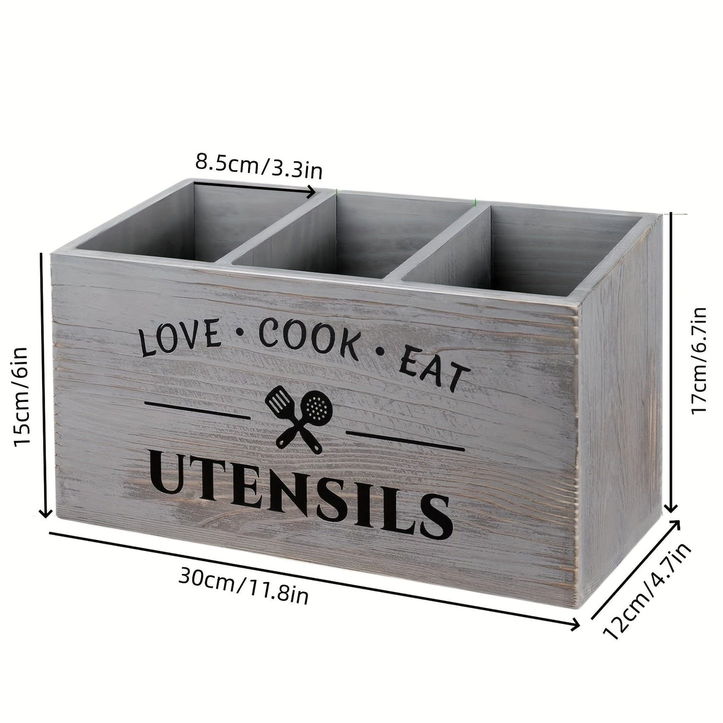 Boîte en bois élégante - boîte de rangement stylée pour l'organisation
