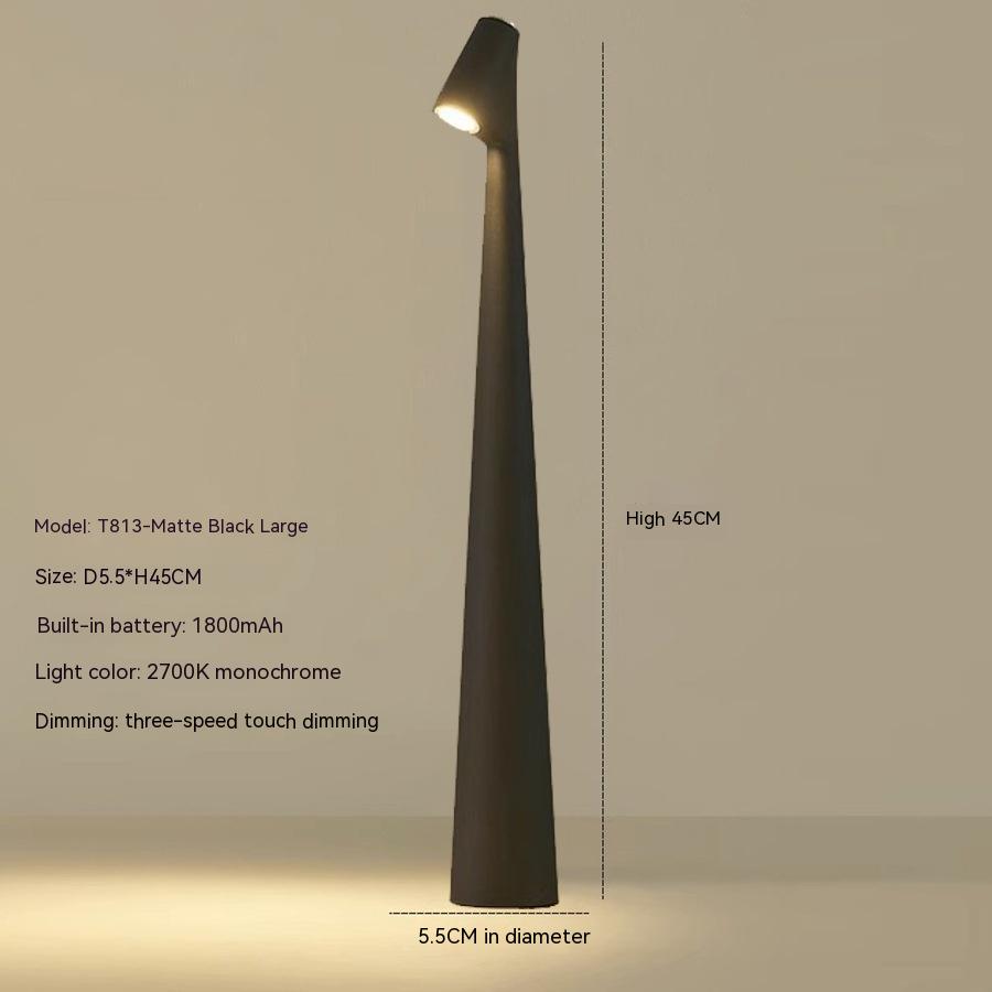 LumiMaître - Lampe de Table LED Rechargeable | Design Moderne et Fonctionnel | Éclairage Ambiant Durable