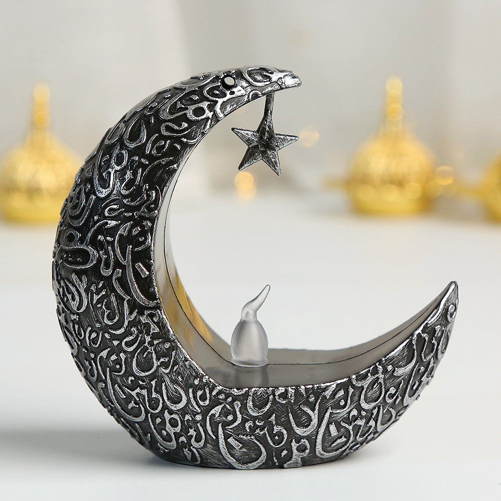 Floroux - Charmante bougie arabe lampe lune