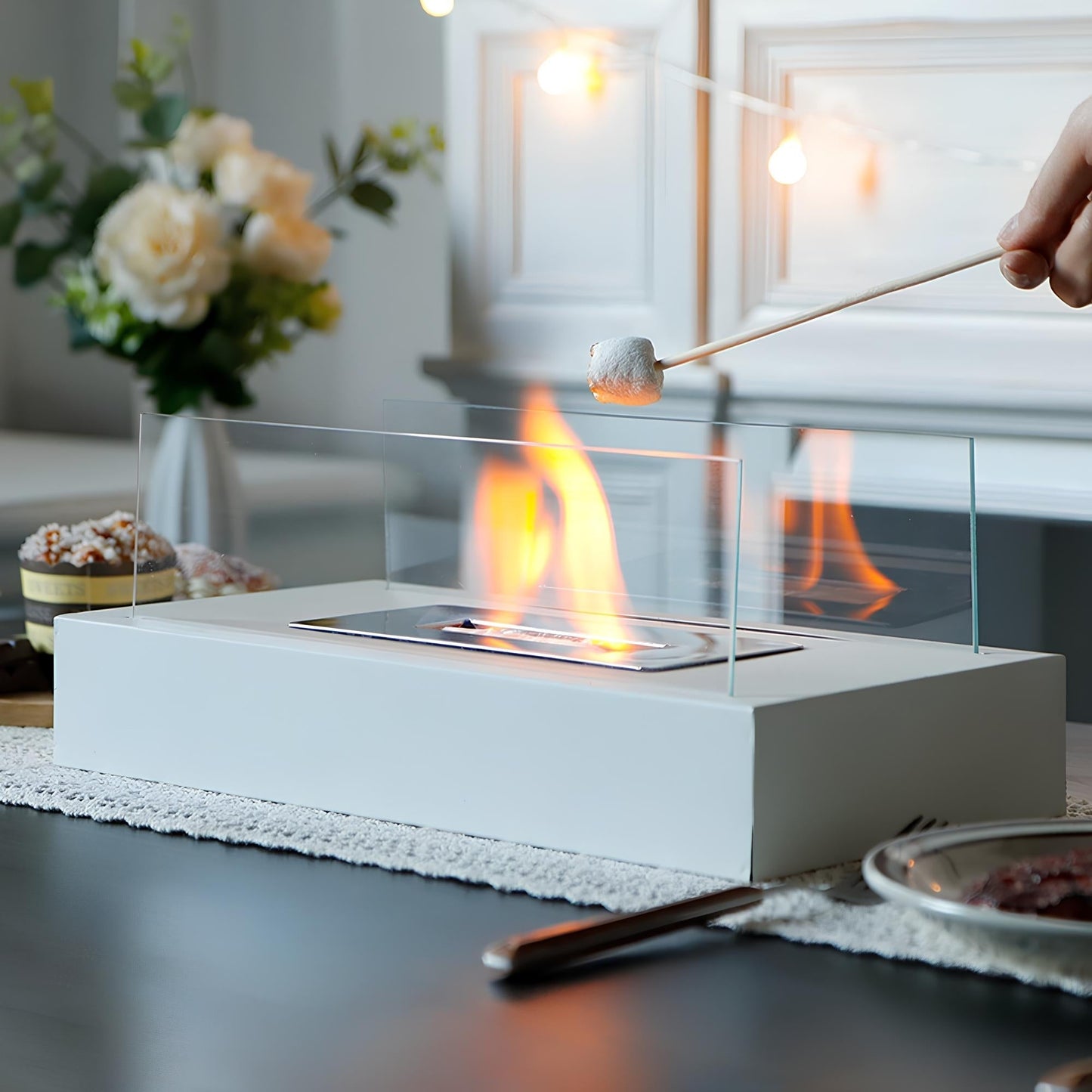 FireGlow – Luxe cheminée de table pour intérieur et extérieur