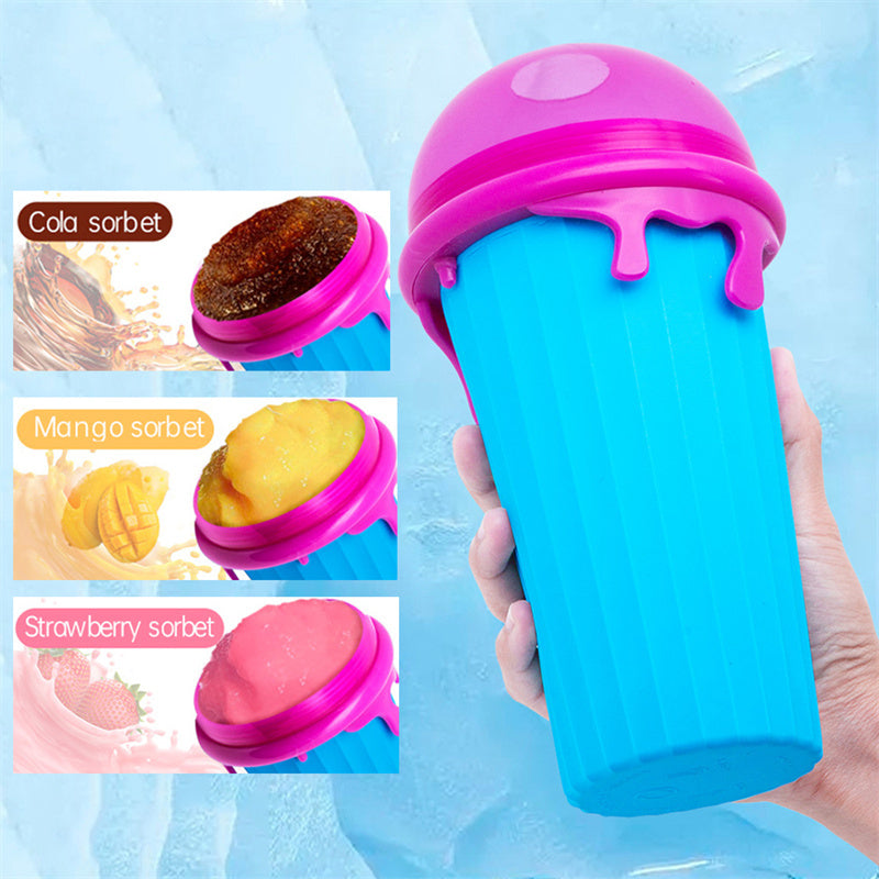 Tasse slushy grande de 500ml pour smoothies et glaces rapidement congelés