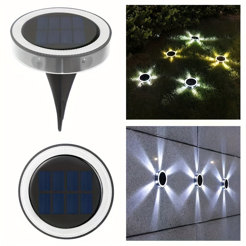 SolarGlow – 6 LED Éclairage de jardin alimenté par énergie solaire