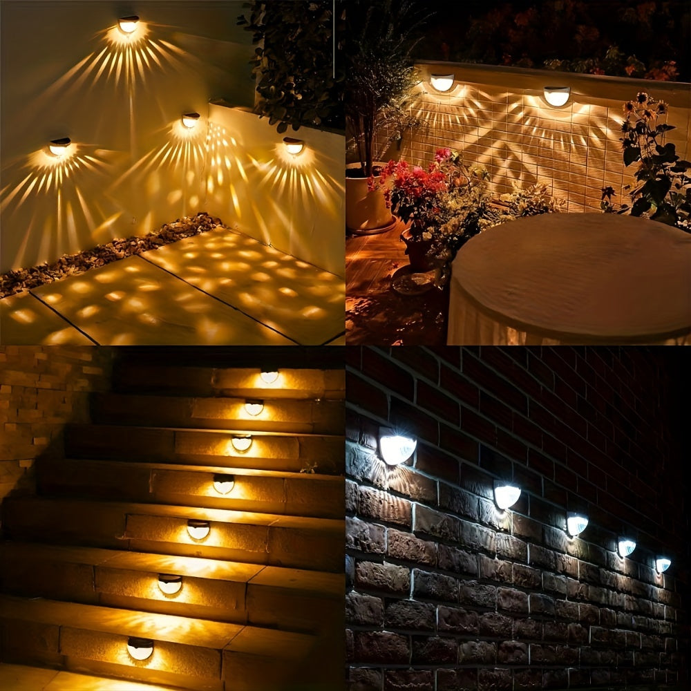SolarGlow Lampe de clôture – Éclairage extérieur étanche