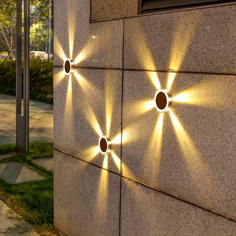 SolarGlow – 6 LED Éclairage de Jardin Extérieur