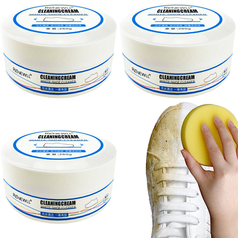 Crème de nettoyage pour chaussures blanches multifonctionnelle