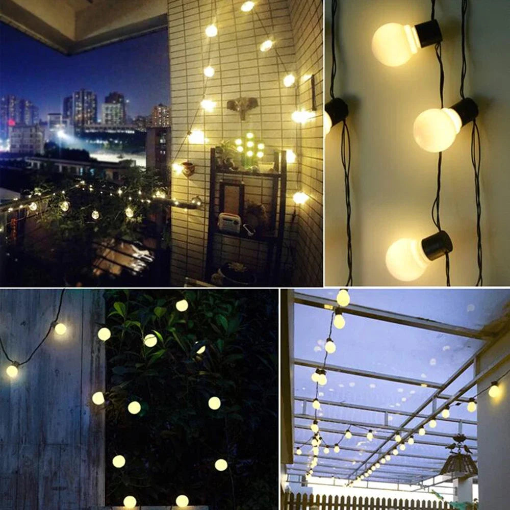 Floroux – Guirlandes lumineuses solaires à LED pour l'extérieur