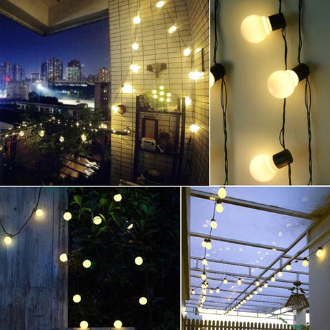 Floroux – Guirlandes lumineuses solaires à LED pour l'extérieur