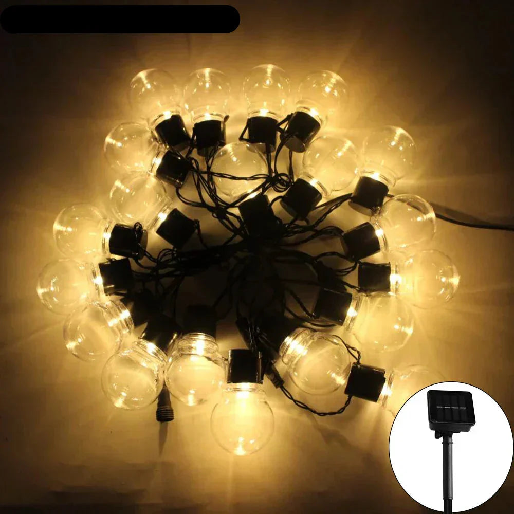 SOLARGARDEN – Guirlande lumineuse LED solaire pour l'extérieur
