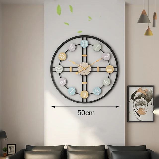Floroux - Horloge suspendue 3D