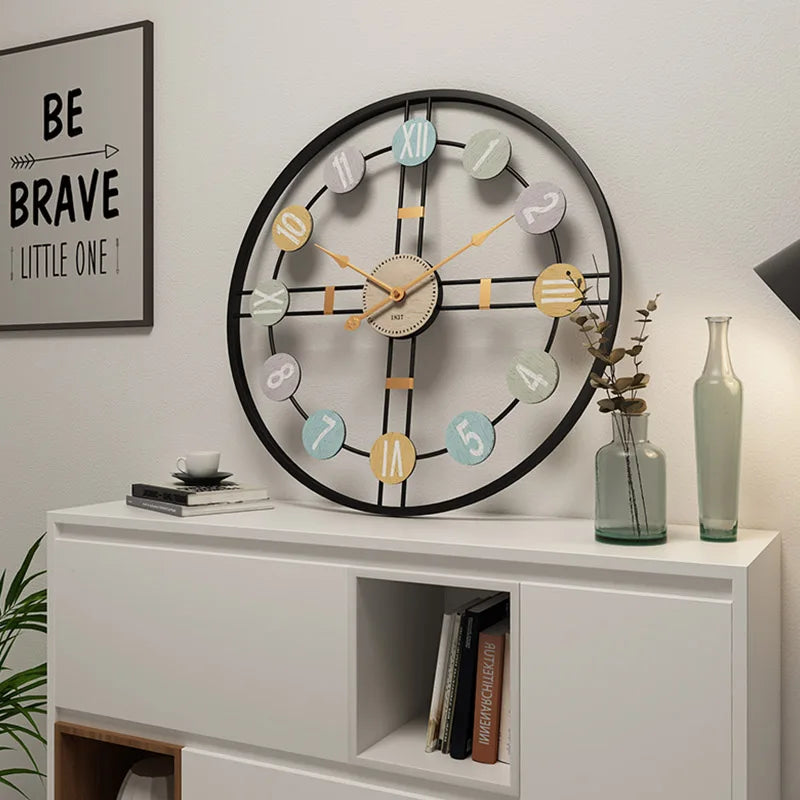 Floroux - Horloge suspendue 3D
