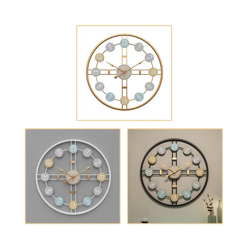 Floroux - Horloge suspendue 3D