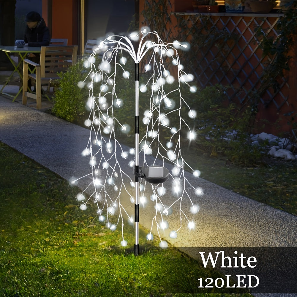 SolarGlimmer - Lampe de jardin solaire avec 8 modes d'éclairage