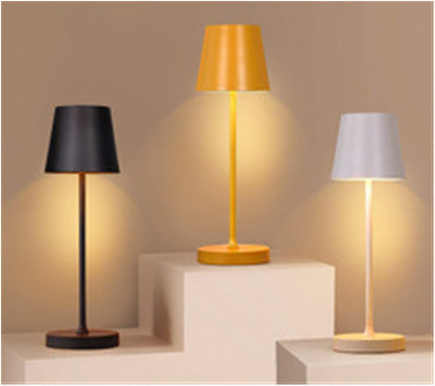LuxoCharge - Lampe de Table Rechargeable avec Chargeur Intégré