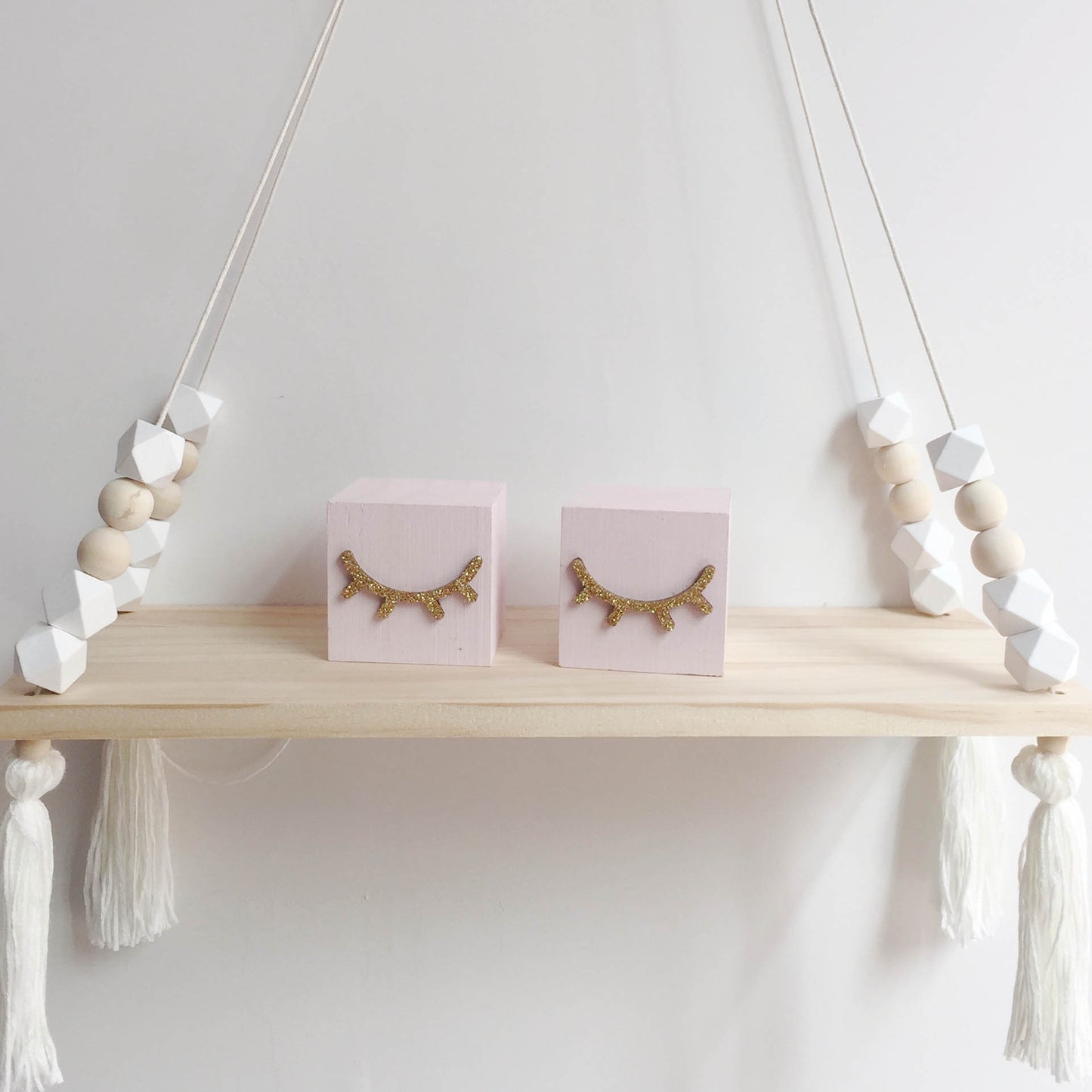 Étagère murale pour chambre d'enfants Floroux Beads Frange
