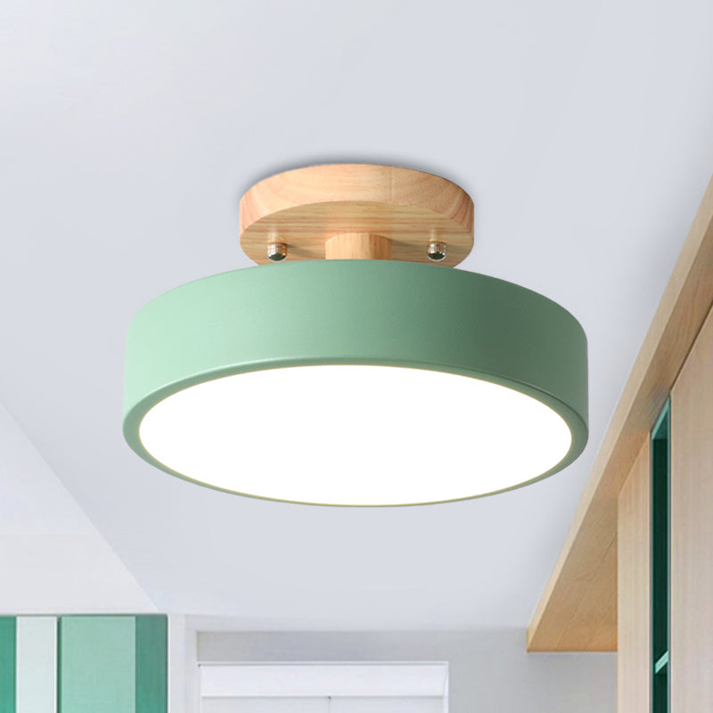 LumiBois – Plafonnier LED Scandinave Élégant