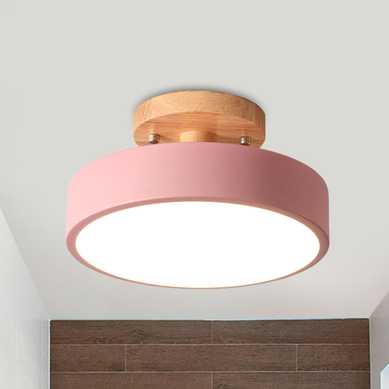 LumiBois – Plafonnier LED Scandinave Élégant