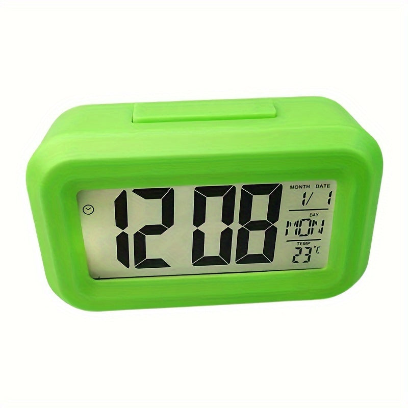 SmartAlarm Clock – Compact LCD Réveil avec Son et Température