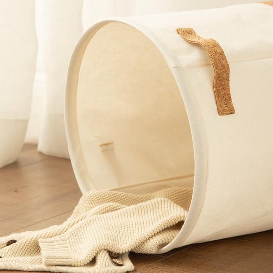 Panier à linge et jouets en coton-lin élégant – EcoNest
