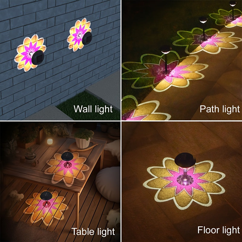 LumiLuxe - Lampe de jardin LED solaire moderne
